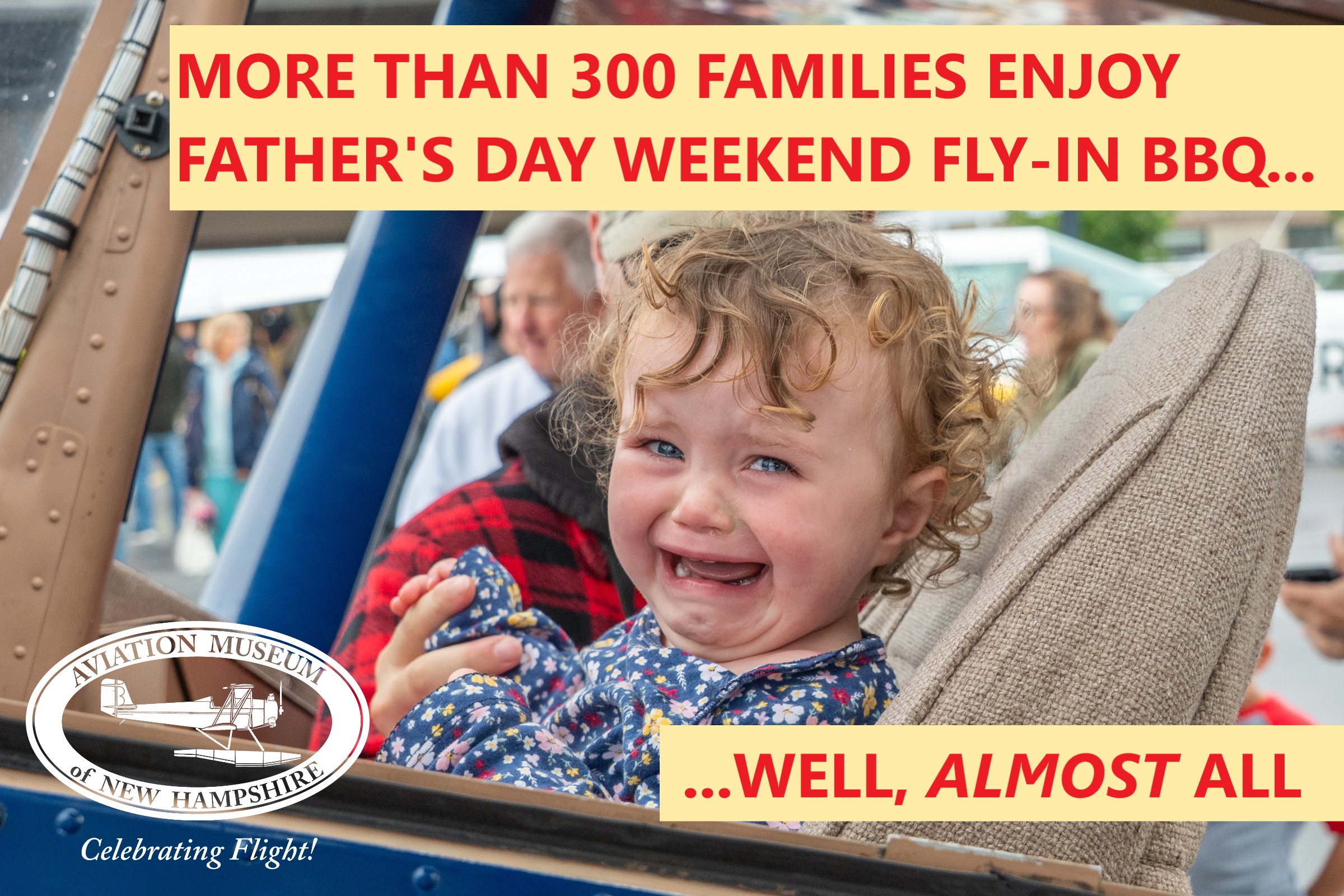 More than 300 people attend sold-out Father’s Day Weekend Fly-In BBQ at Nashua Airport